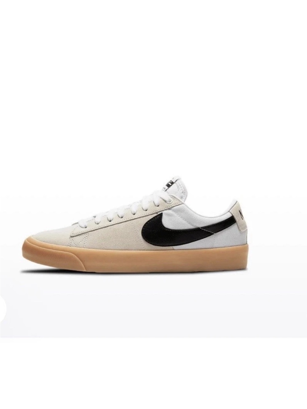 Size 11.5 - Nike Men’s Zoom Blazer Pro GT SB Low White Gum No Lid DC7695-100